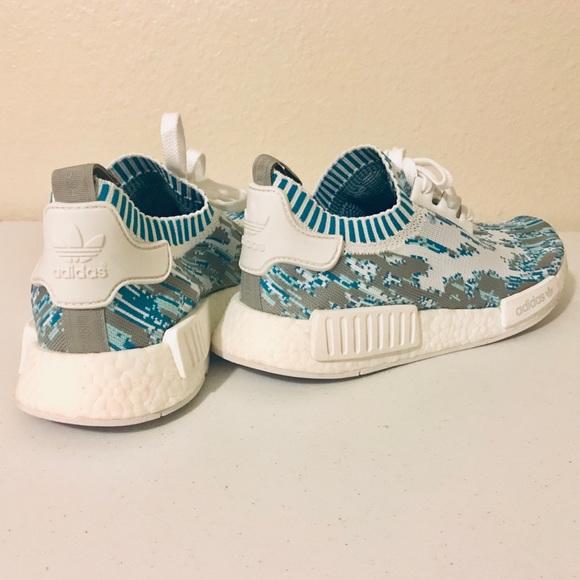 NWOT Adidas x SNS Datamosh Blue NMD R1 PK Men's - Picture 7 of 8